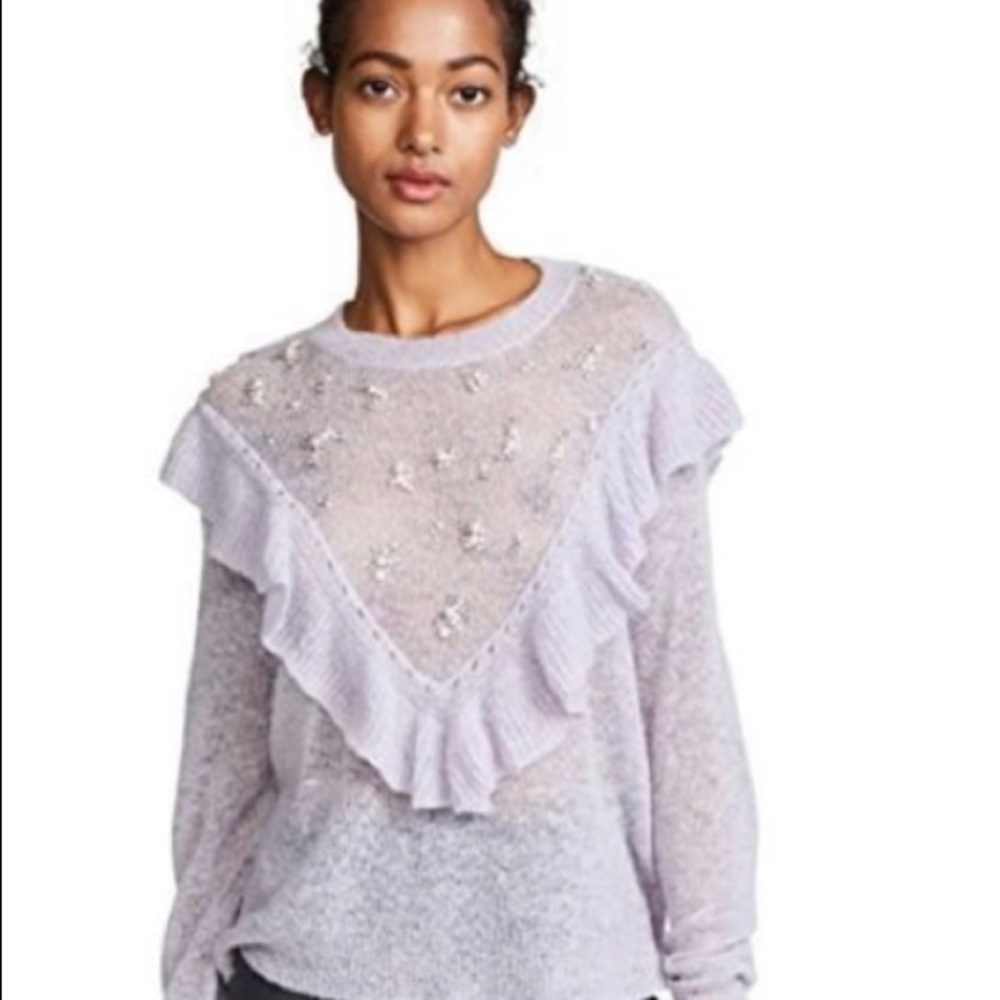 NWOT WILDFOX Baune Alpaca Sweater Lavender,‎ XS